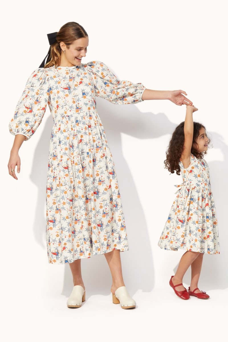 Matilda Firework Floral Tie Back Dress (1-10 Years)
