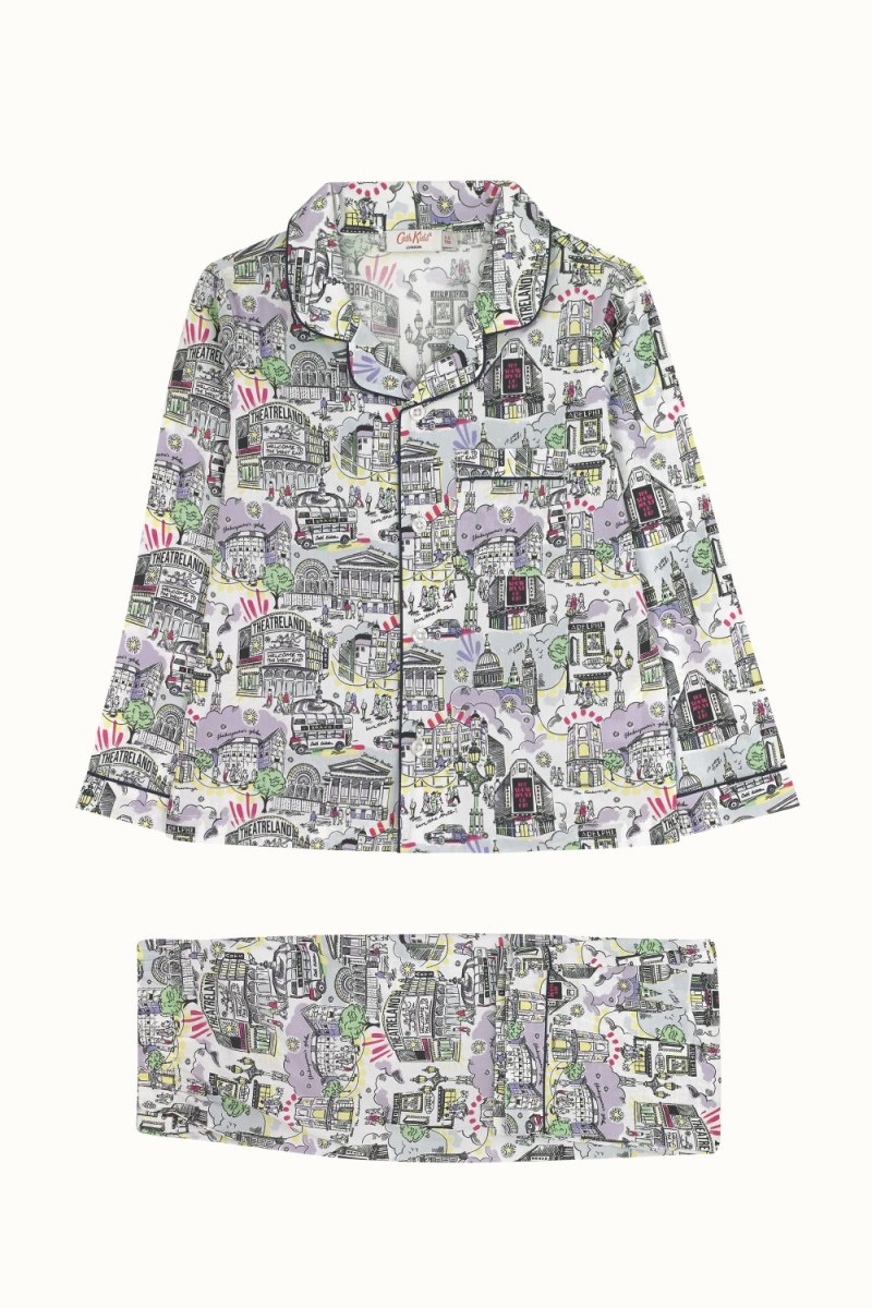 London West End Long Sleeve Woven PJs (1-12 Years)