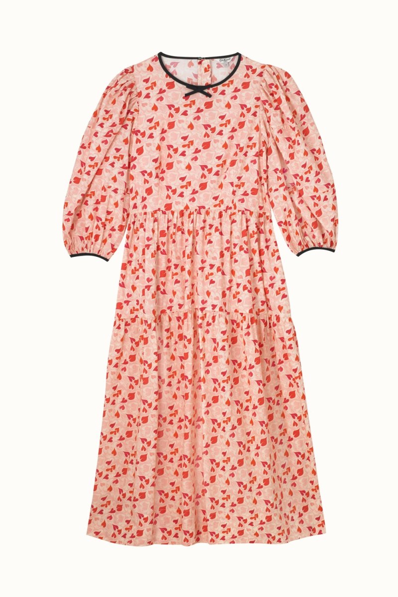 Marble Hearts Soft Waisted Dress