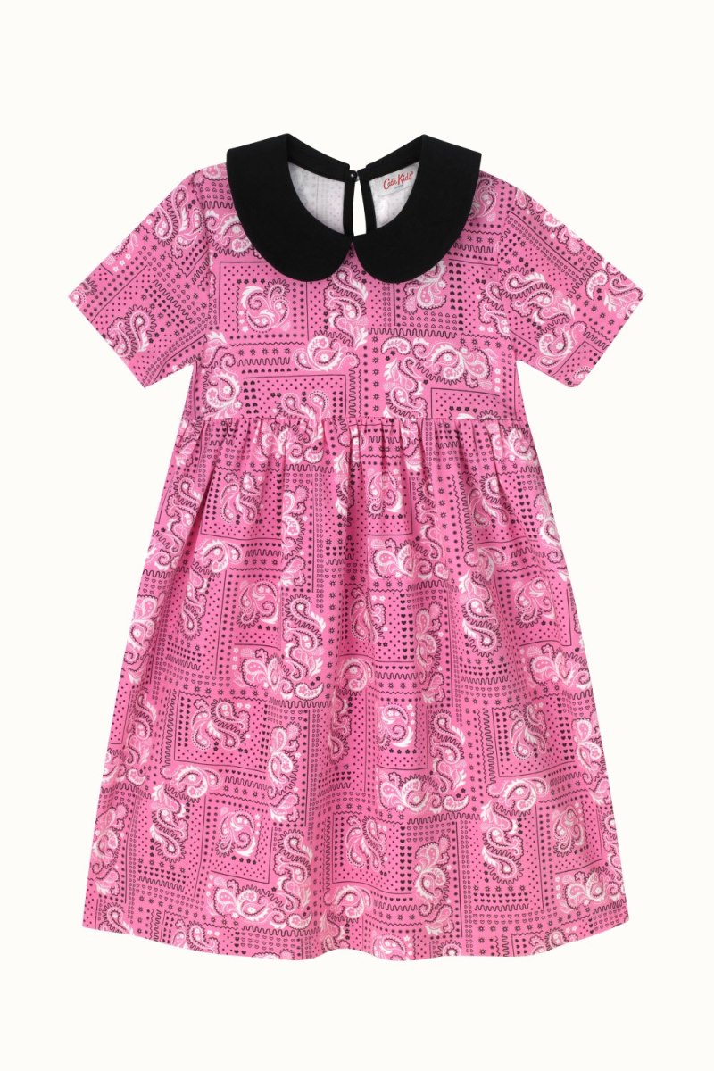 Bandana Short Sleeve Jersey Dress (1-10 Years)