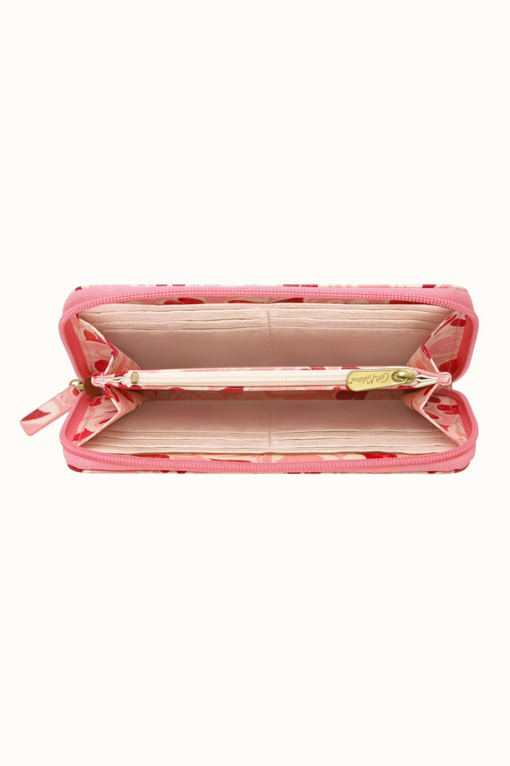 Marble Hearts Ditsy Continental Zip Wallet