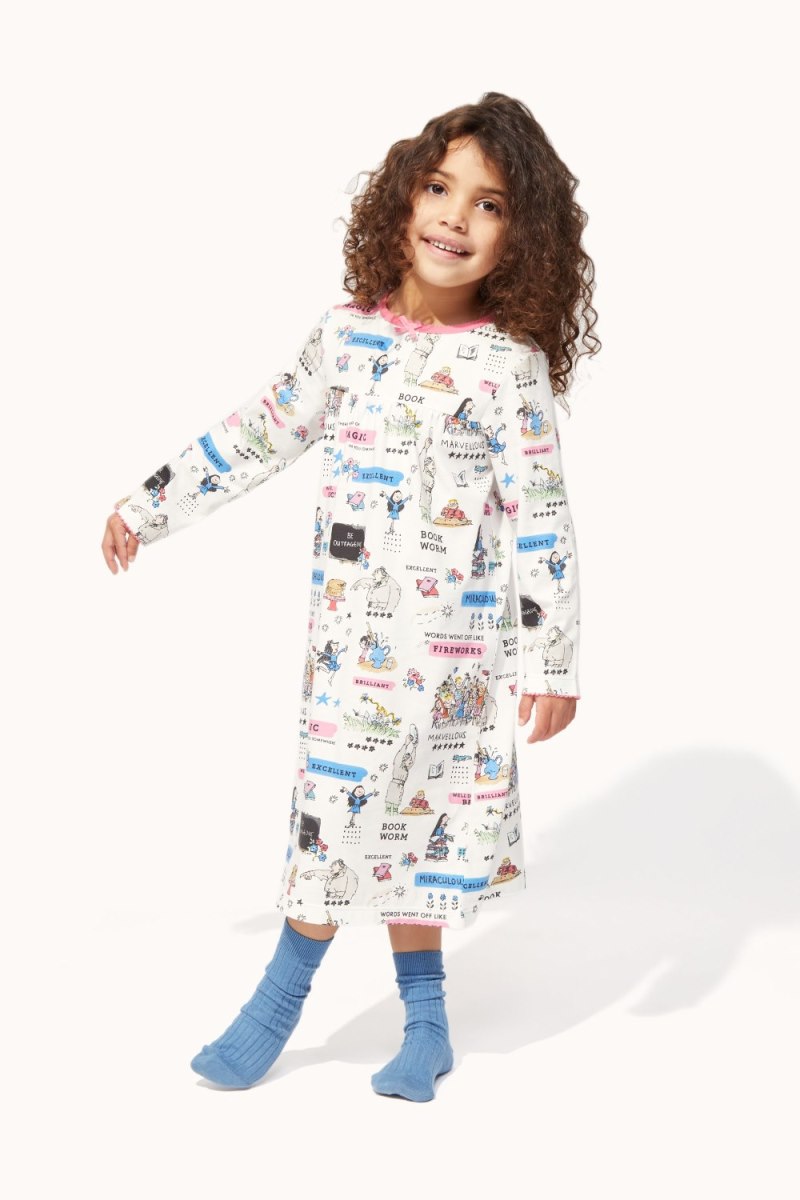 Matilda Be Outrageous Long Sleeve Jersey Nightie (2-12 Years)