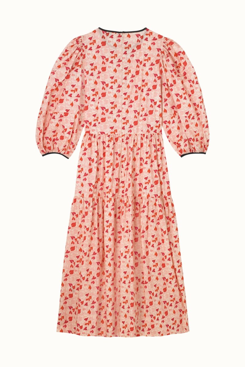 Marble Hearts Soft Waisted Dress
