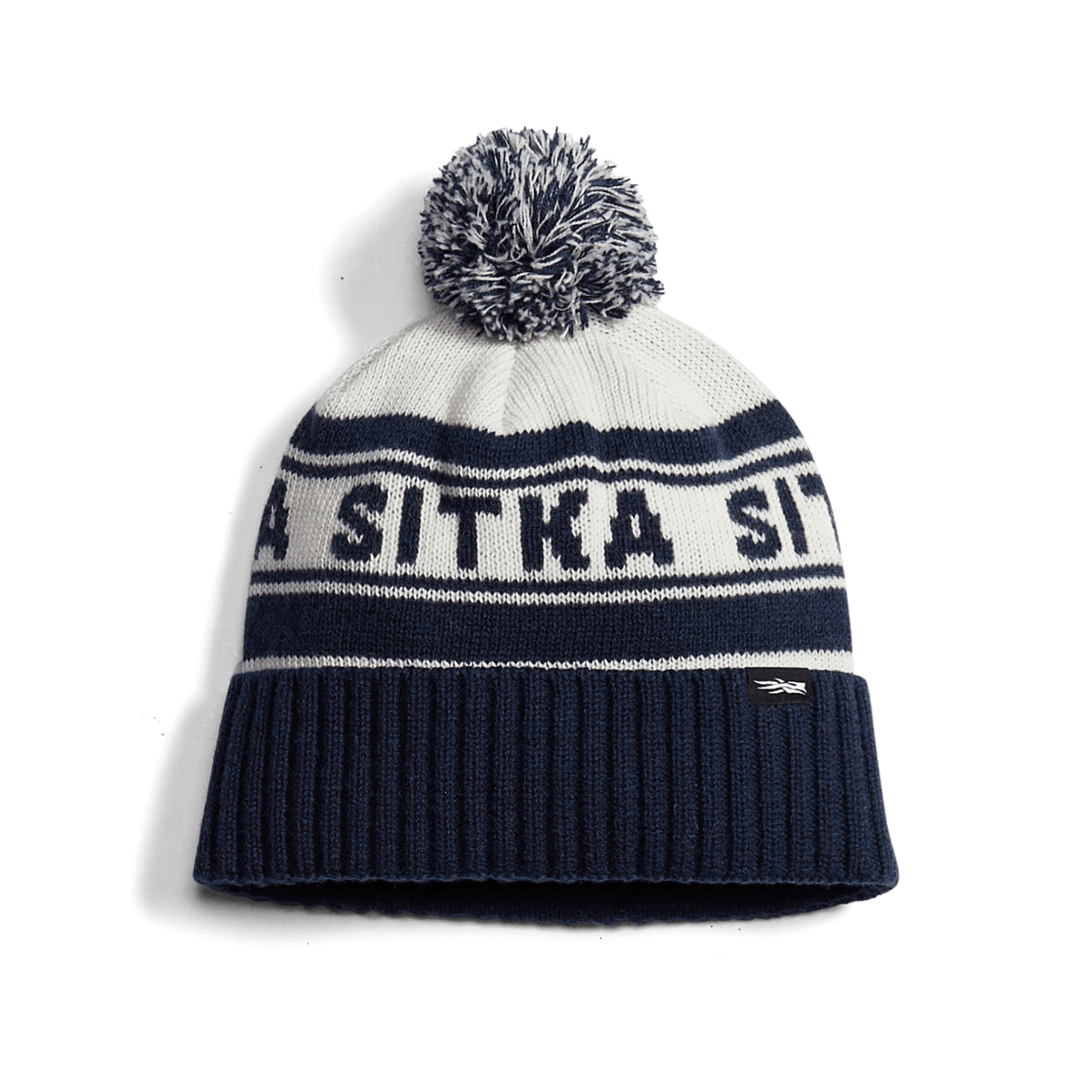 POM Cuffed Knit Beanie