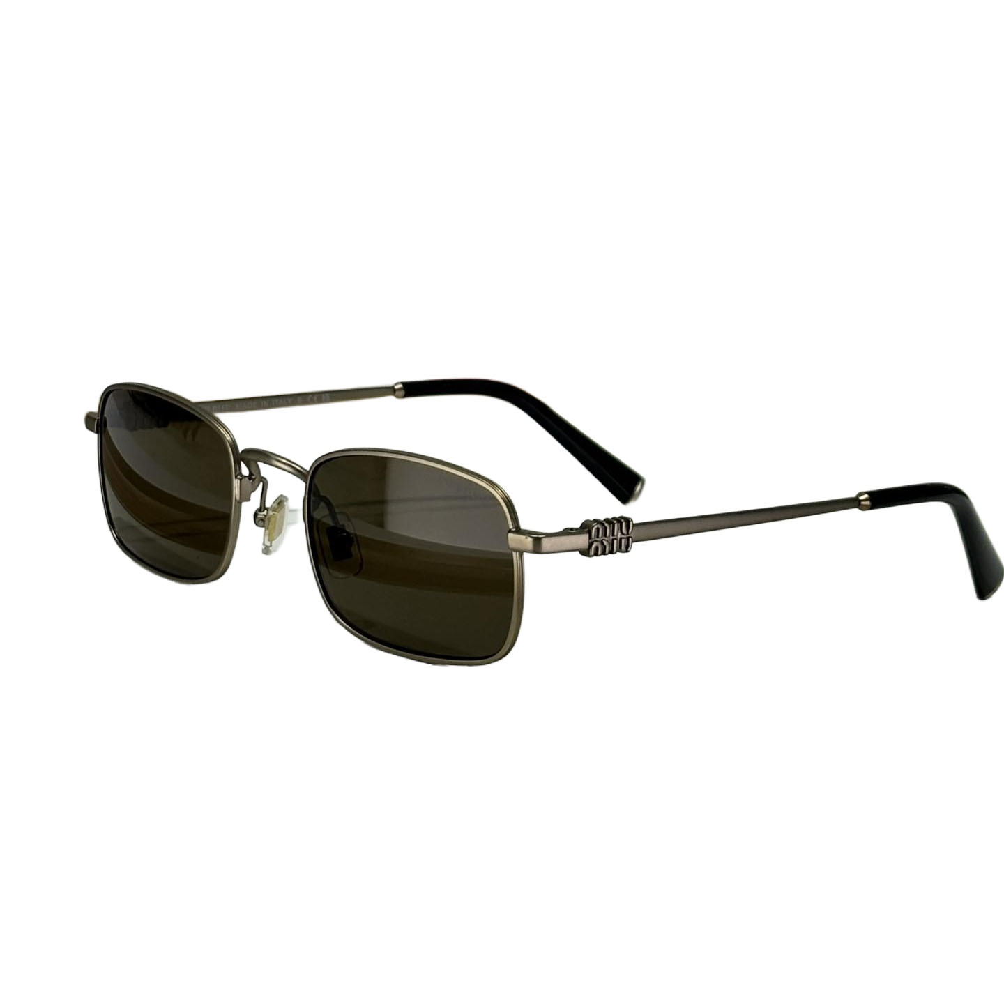Miu Miu square frame glasses black silver/black gold/black/blue silver/pink gold color Size 50-21-140