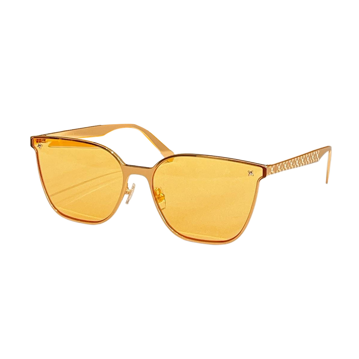 Louis Vuitton Butterfly glasses orange/silver/brown/blue orange/black gold/black silver color Size 61口16-142
