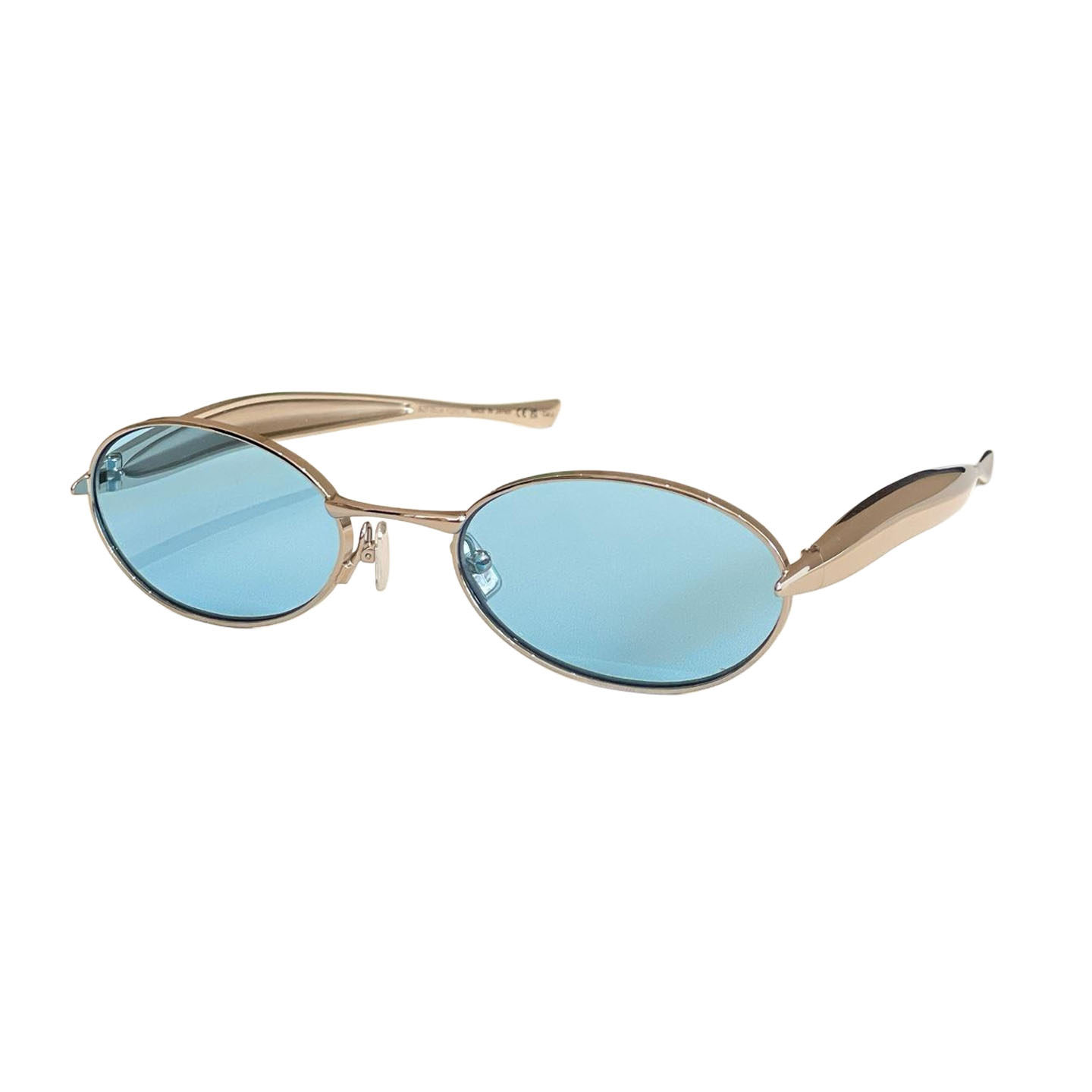 Bottega Veneta Oval glasses blue/coral/rust/green/brown/black gold/eggplant color Size 54口18-145