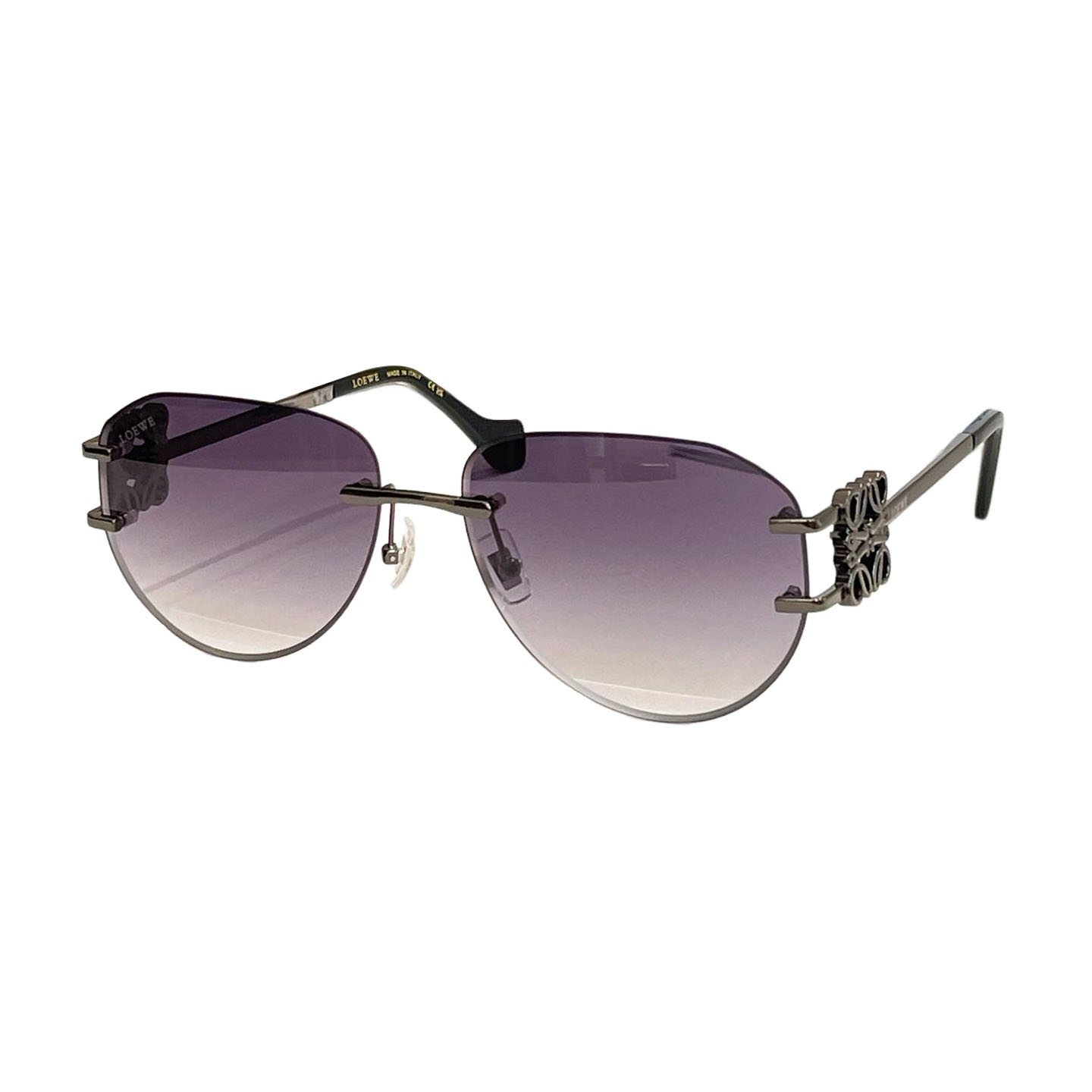 Loewe glasses blue orange/eggplant/blue/black/gradient green/gold white/rust color Size 141口0-142