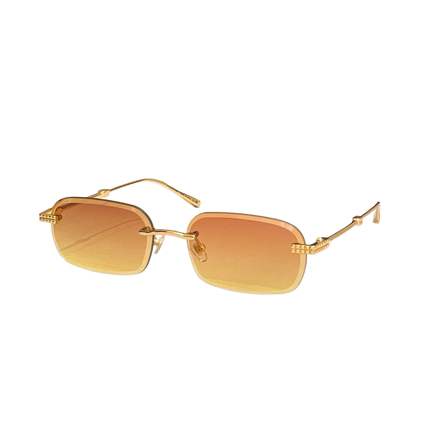 Valentino square frame glasses orange/purple/eggplant/blue/brown/black/gun black color Size 60口18-145