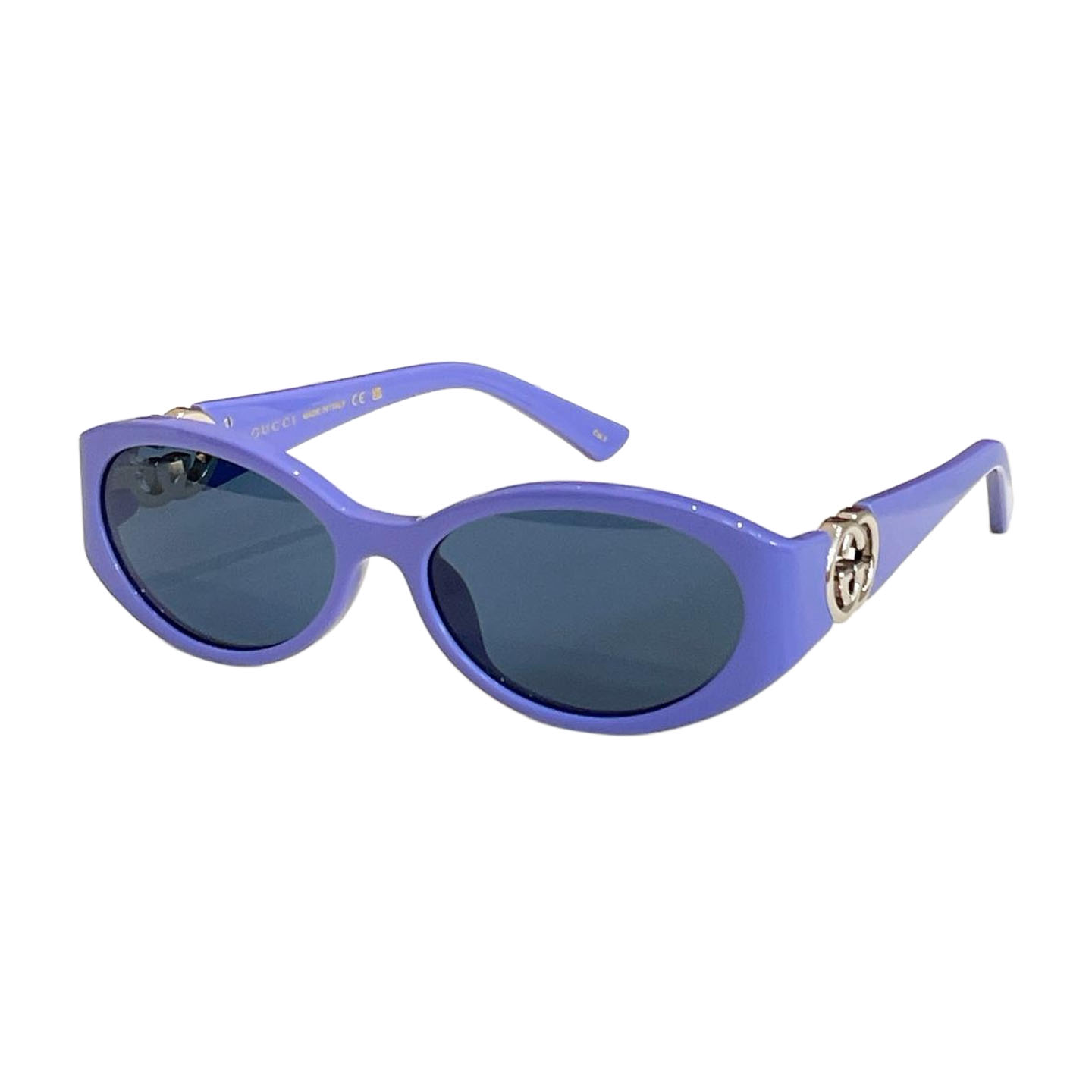 Gucci Oval glasses black/purple/ivory/red/leopard brown/transparent leopard/transparent blue black/transparent black gold color Size 56口18-140