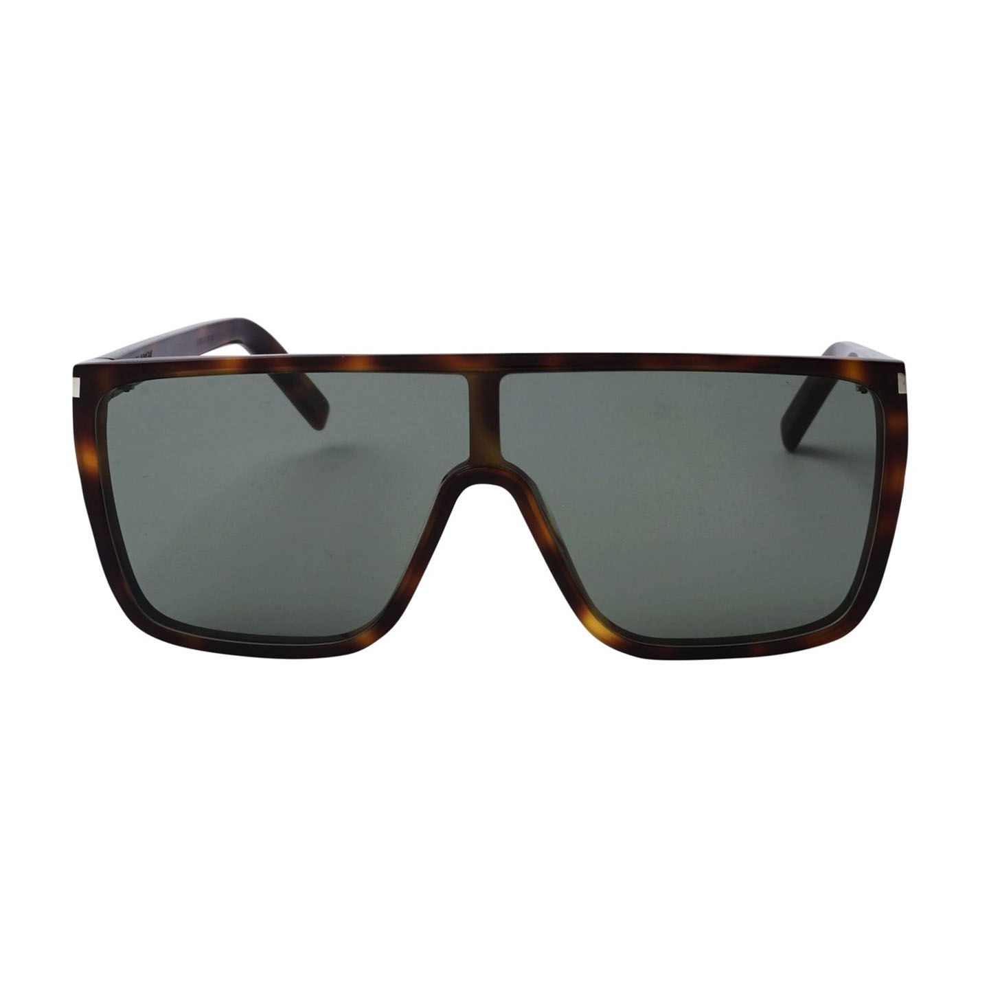 Saint Laurent square frame glasses leopard black/black/tawny/black orange/black linen color Size 99口1-145