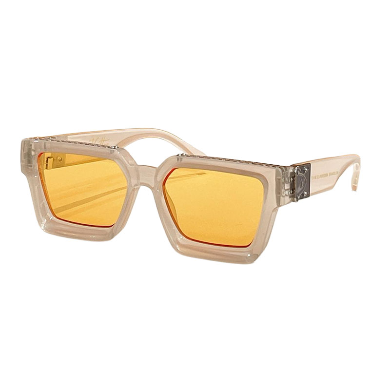Louis Vuitton square frame glasses cyan/tawny/red/purple/pink-purple/yellow-blue/black/blue/green color Size 51口20-140