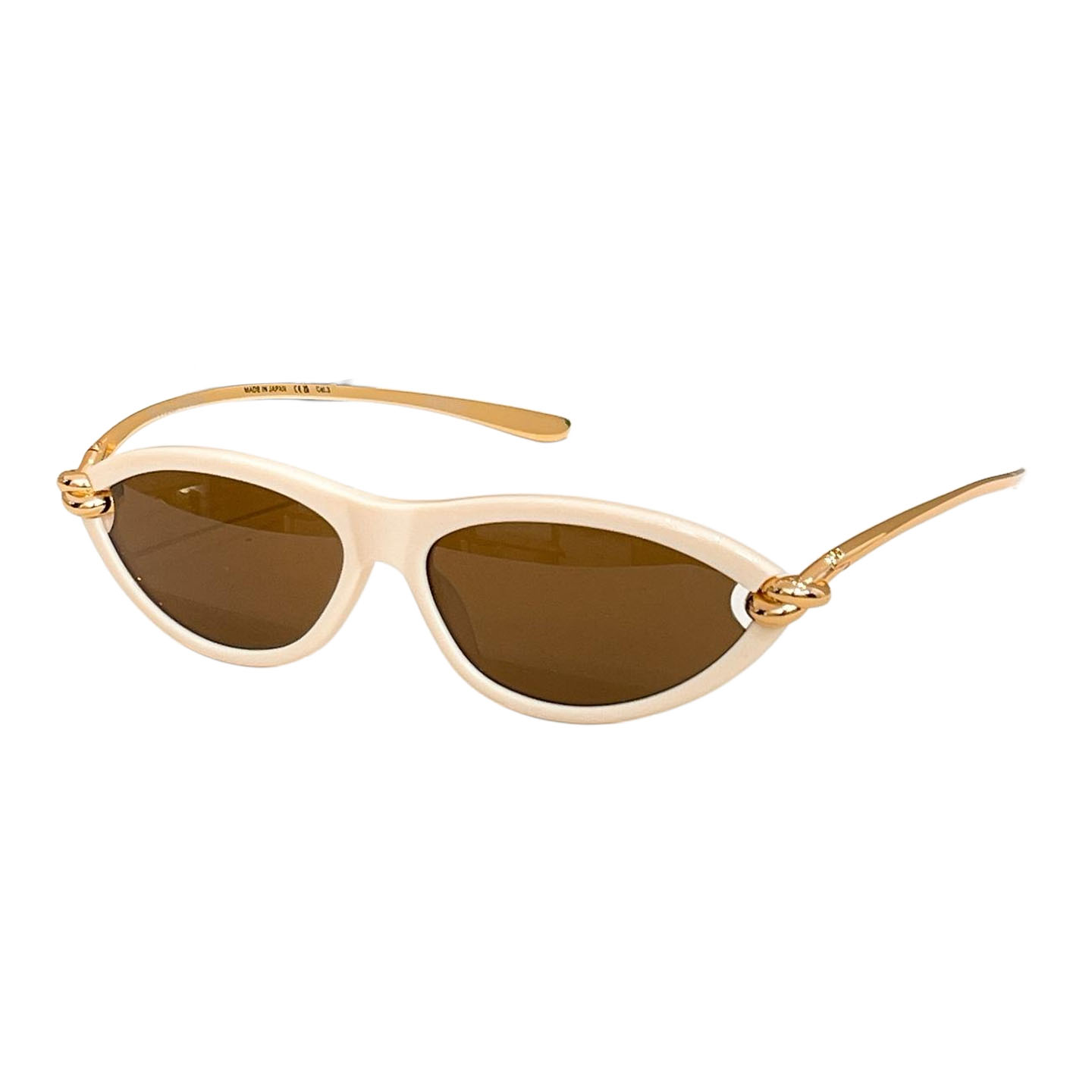 Bottega Veneta glasses black gold/beige/yellow/apricot/leopard/black silver/green color Size 49口21-145