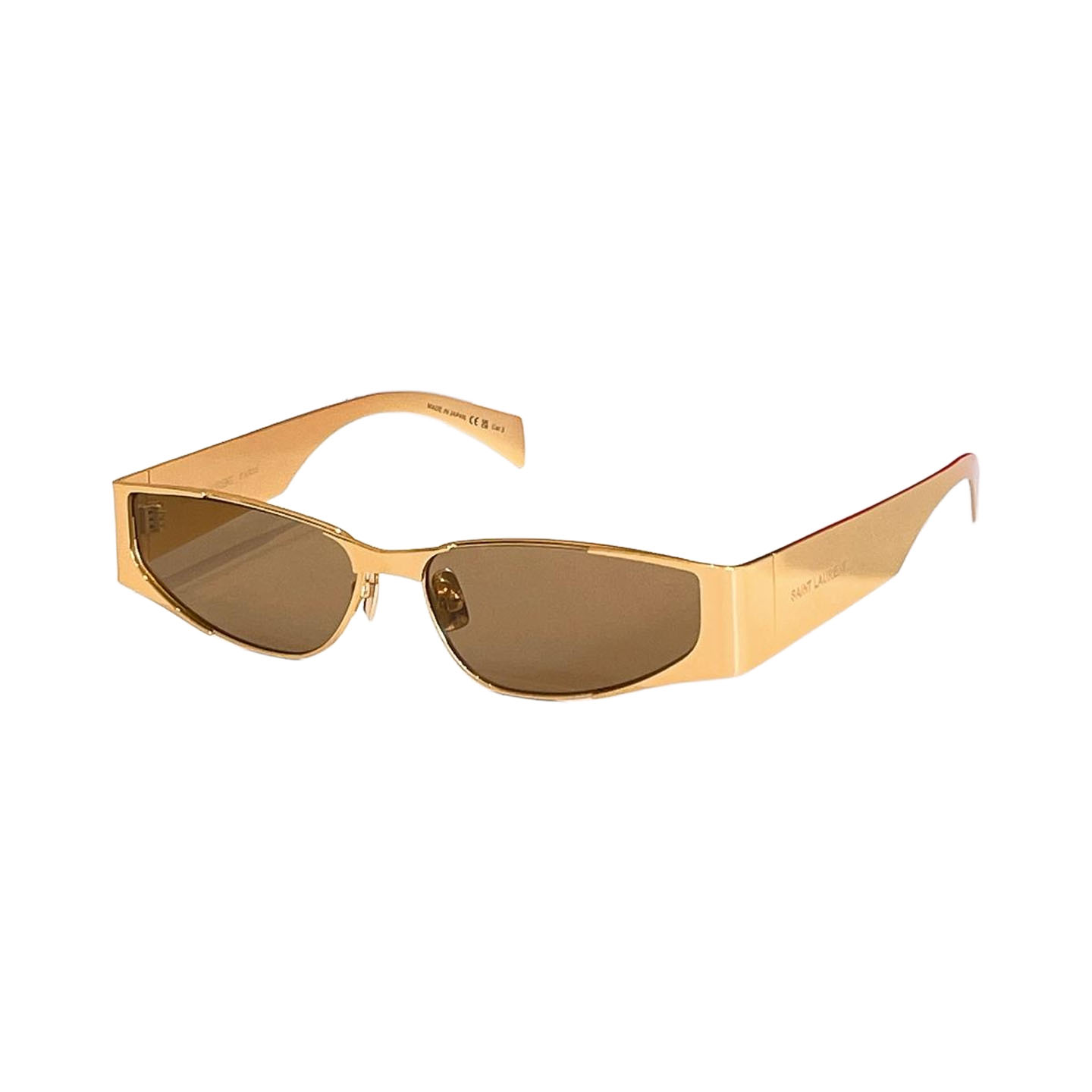 Saint Laurent square frame glasses black gold/brown gold/black/grey silver/black silver color Size 66口14-145
