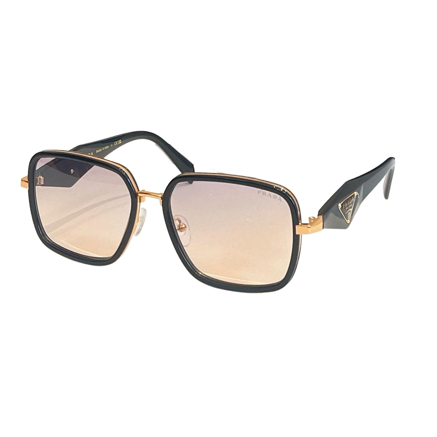 Prada square frame glasses black gold/leopard red/white brown/green/black purple/blue red color Size 53口20-145