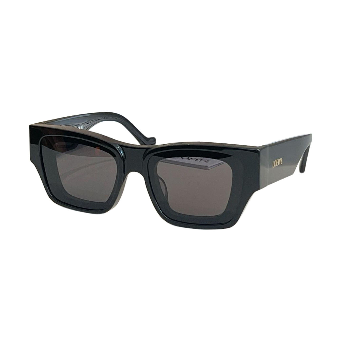 Loewe square frame glasses black/brown black/silver black/red black/blue black/leopard brown/leopard green/mint color Size 56口16-140