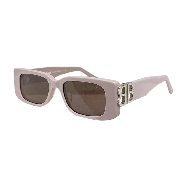 Balenciaga square frame glasses pink/blue/red/leopard/mustard/teal/white/black color Size 51口18-130