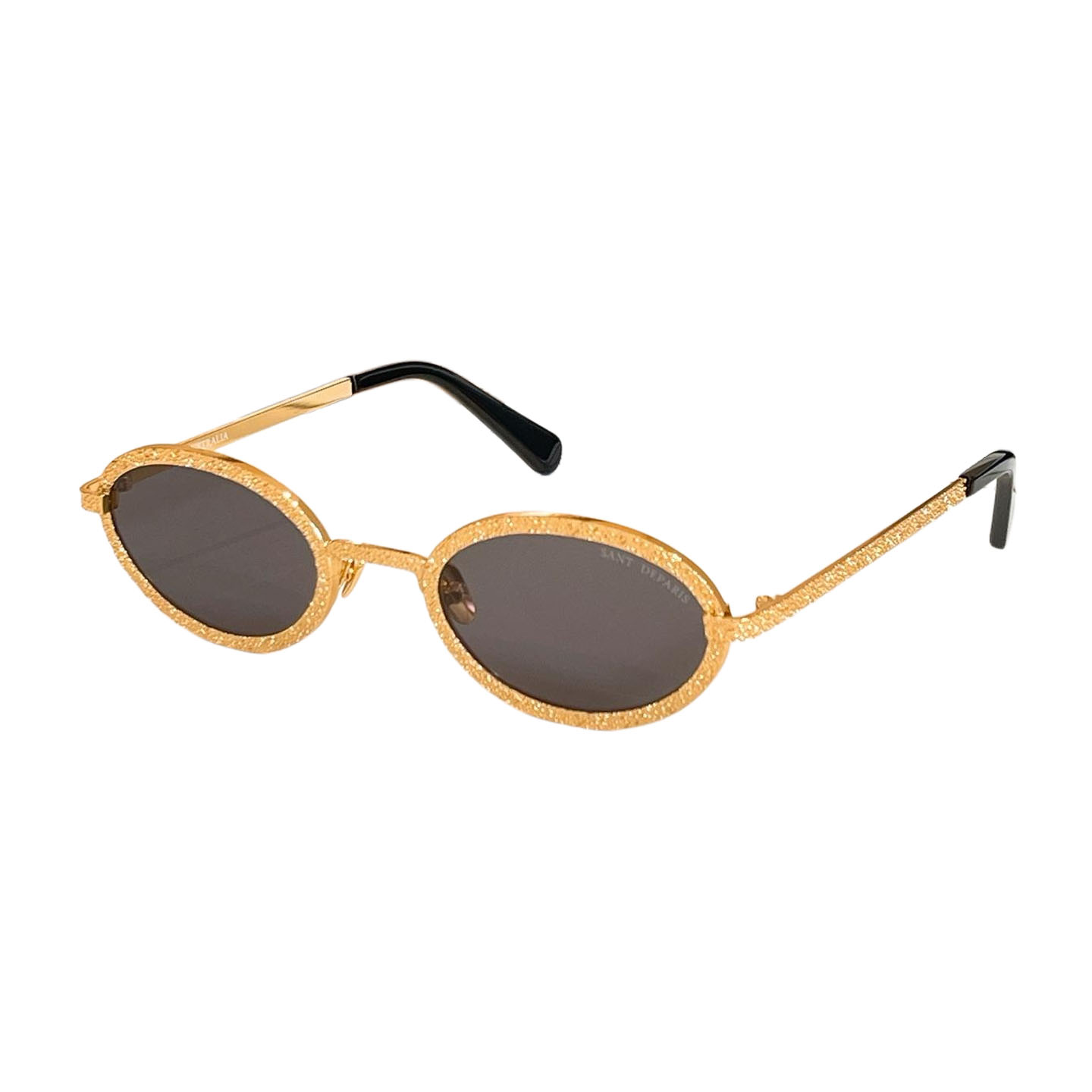 Saint Laurent oval glasses black gold/olive gold/rose gold/blue silver/black silver color Size 53口25-140
