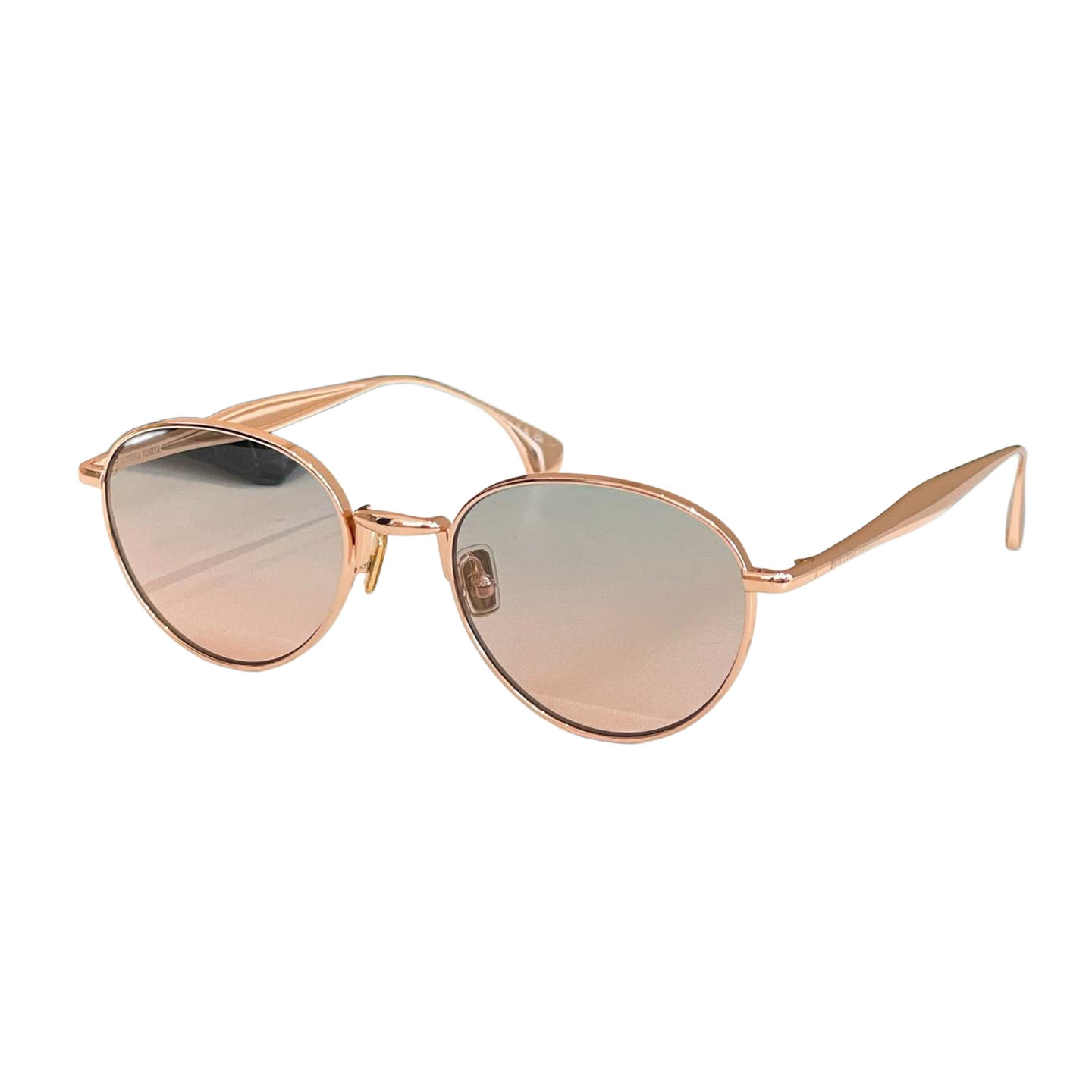 Bottega Veneta glasses rose gold/blue silver/orange/brown/rust/sepia/black gold color Size 55口22-140