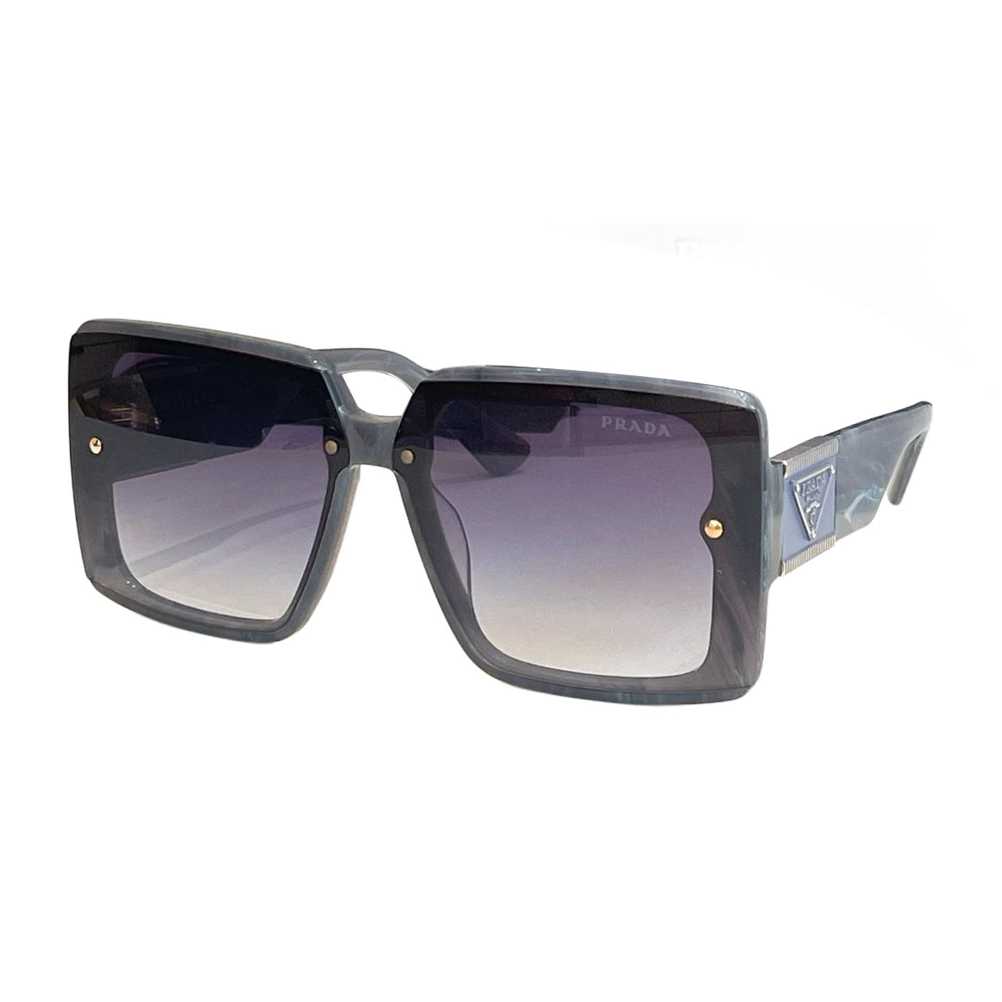 Prada square frame glasses eggplant/black/green/leopard black/purple-pink/blue/leopard brown color Size 69口10-142