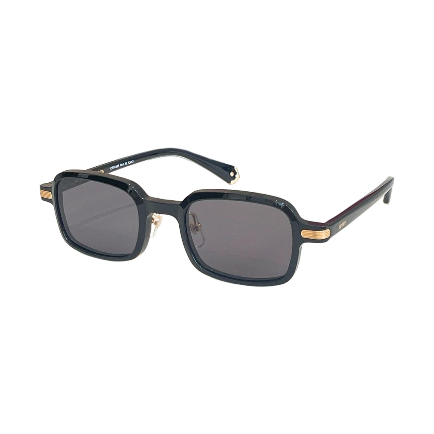 Cartier square frame glasses black/blue/green/black red/leopard brown/grey black color Size 58口18-137