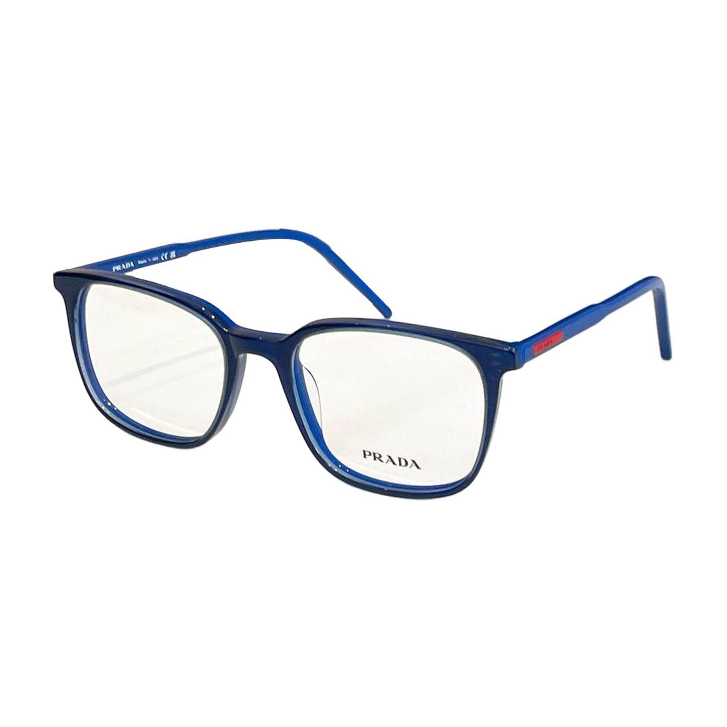 Prada Wayfarer glasses blue/brown/grey/black/leopard color transparent lens Size 53口21-145