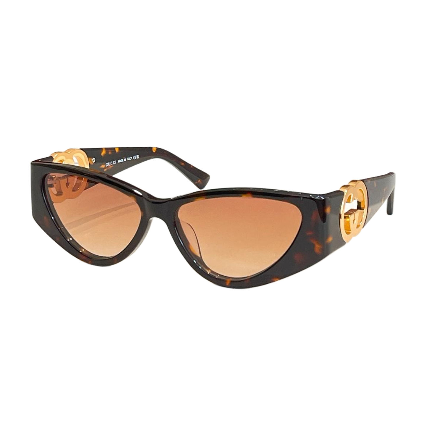 Gucci Cat Eye glasses leopard brown/tawny/white/black gold/black silver/eggplant color Size 55口14-143