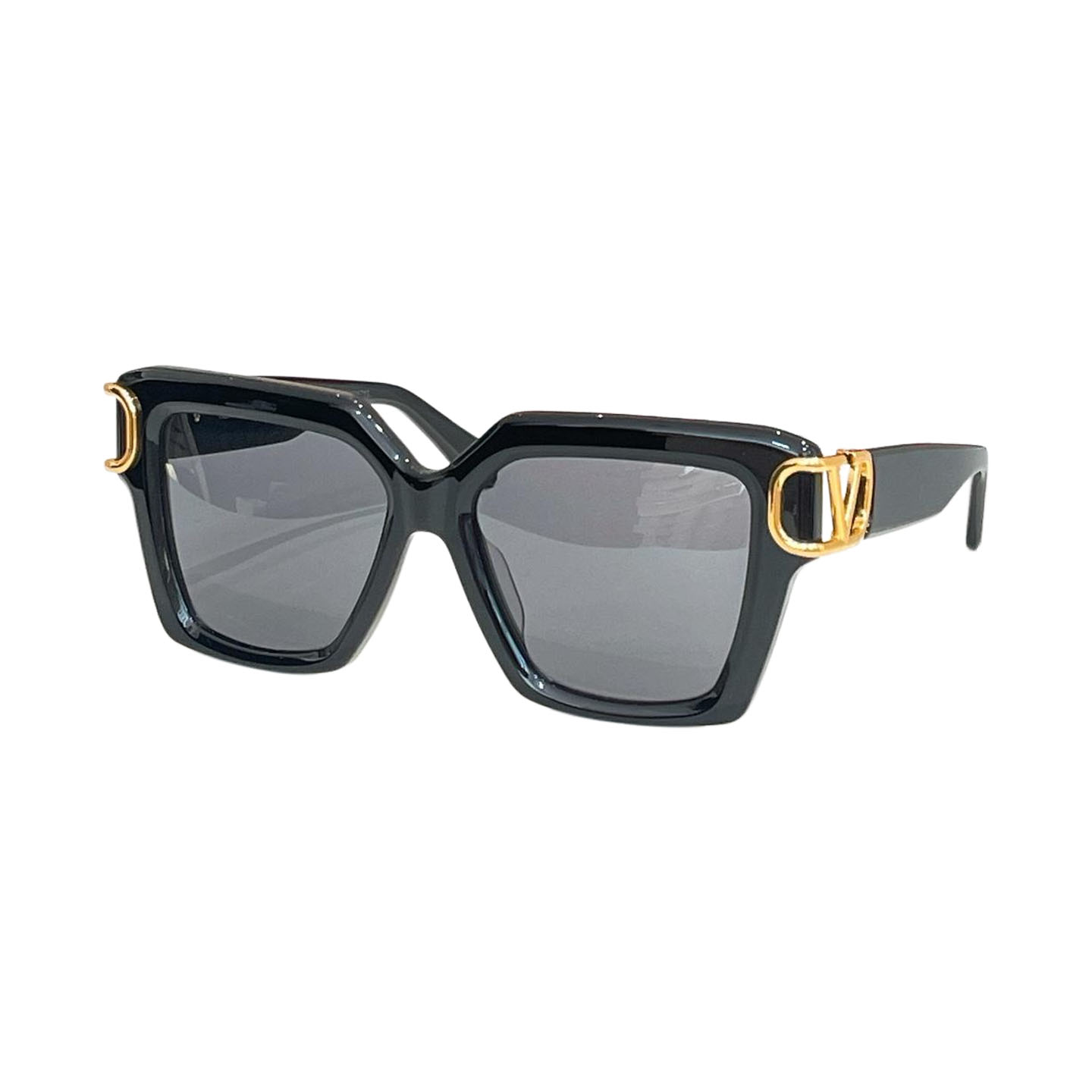 Valentino square frame glasses black/leopard purple/grey purple/black purple/brown purple/grey/black rust/black leopard color Size 54口18-145