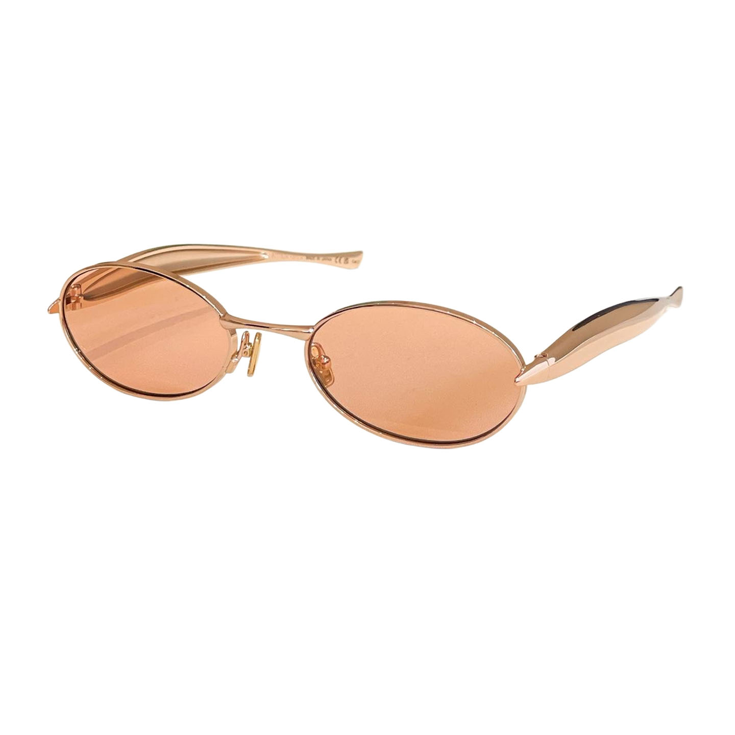 Bottega Veneta Oval glasses blue/coral/rust/green/brown/black gold/eggplant color Size 54口18-145