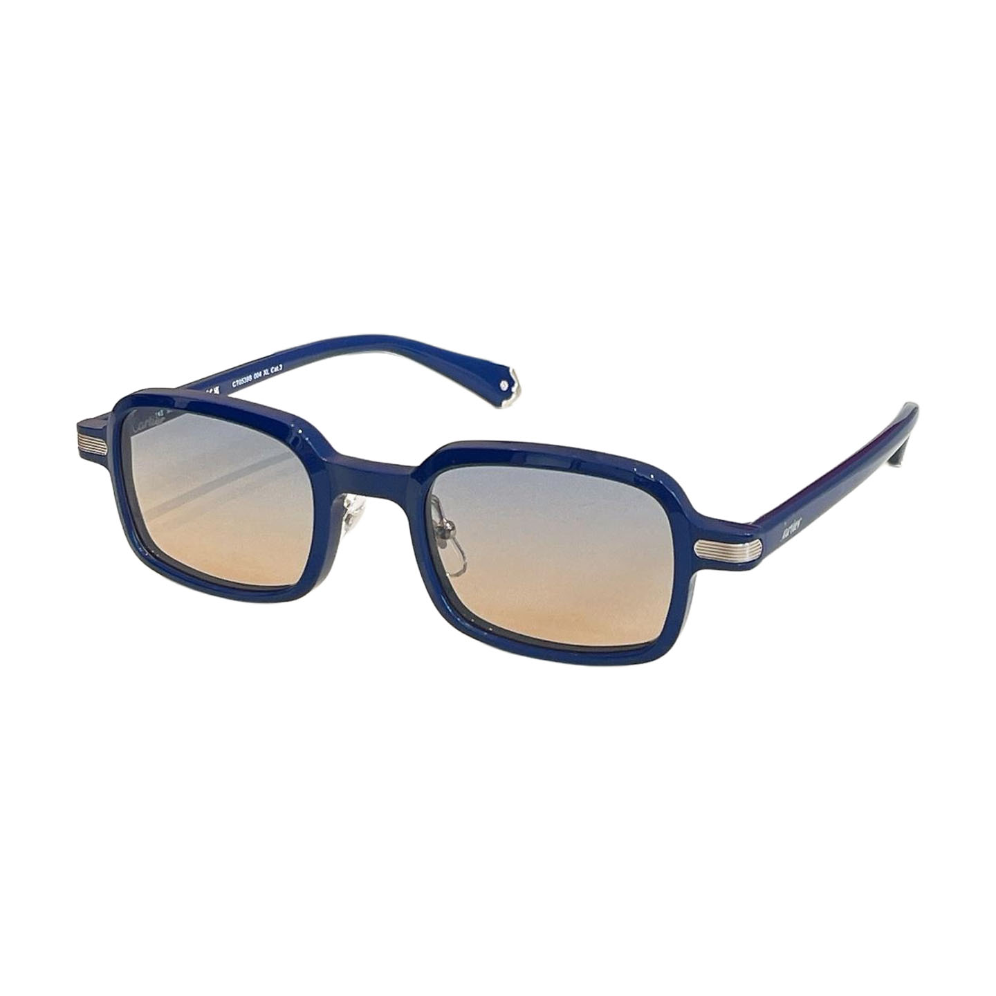 Cartier square frame glasses black/blue/green/black red/leopard brown/grey black color Size 58口18-137