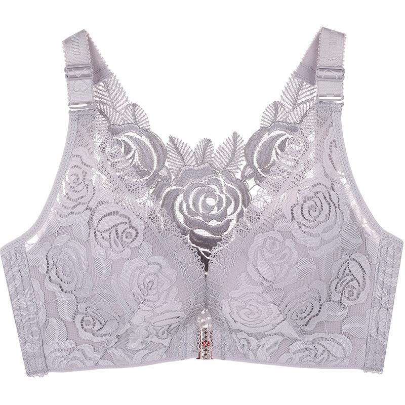 Pretty Front Closure Rose Bra
