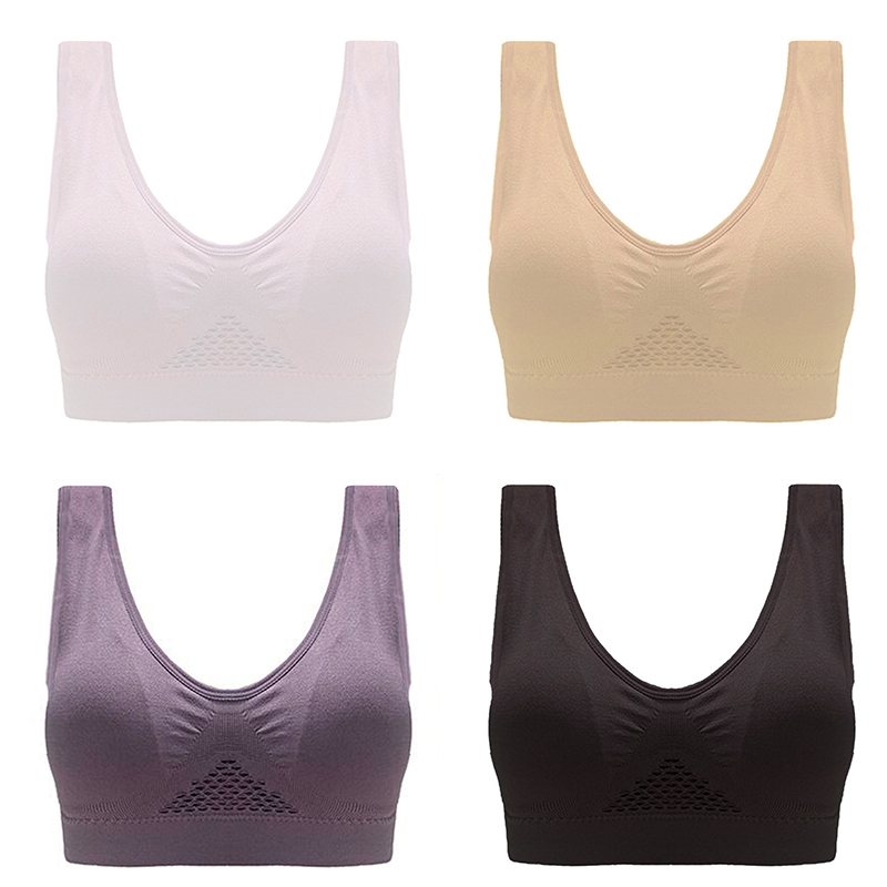 Mesh Hollow Plus Size Yoga Running Sports Bra