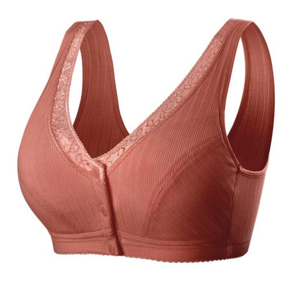 Plus Size Comfortable Front Button Bra