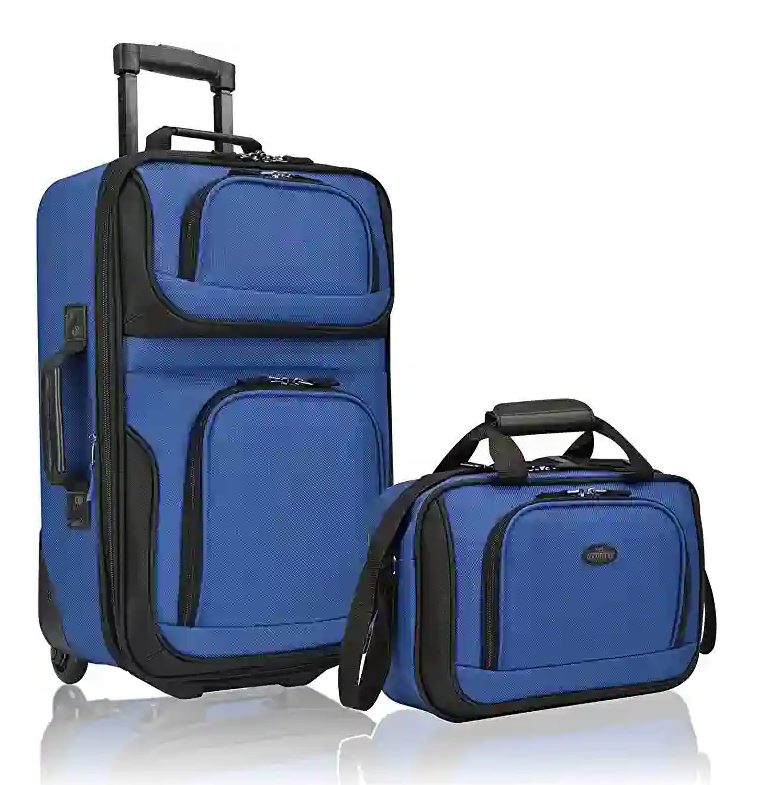 Fabric Expandable Carryon Luggage, Purple, 2 Wheel Macy's Clearance Sale