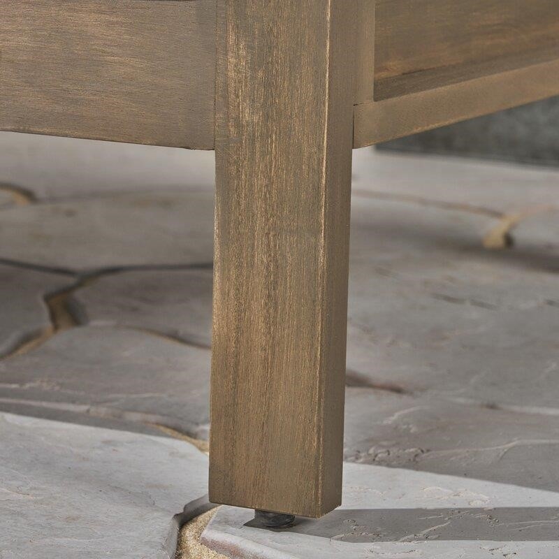 Patson Solid Wood 4 - Person Seating Group with Cushions