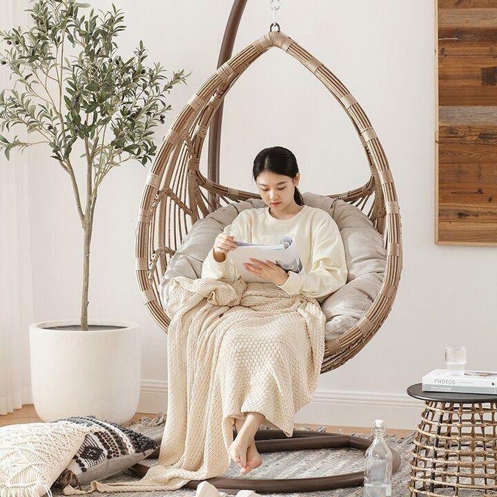 Swing Wicker Chair Thicken Sofa Cushion - Bed Bath & Beyond