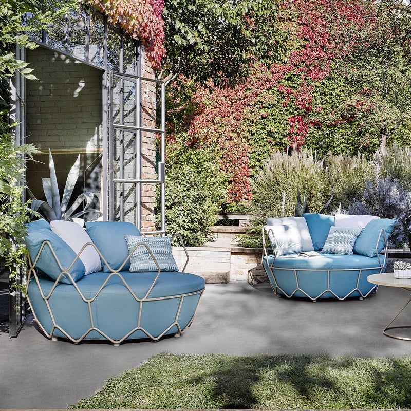 Balcony Hanging Basket Outdoor Nordic Swing Rocking Chair Courtyard Villa Leisure Double Sofa - Bed Bath & Beyond