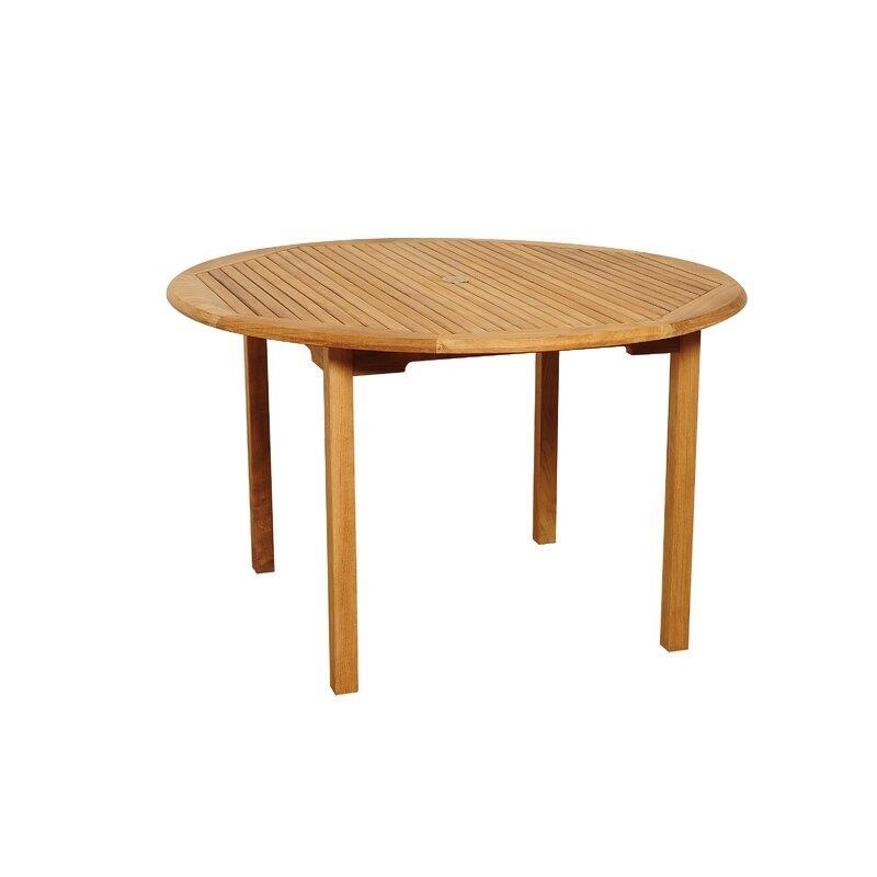 Decastro Round 4 - Person 47'' Long Dining Set with Cushions