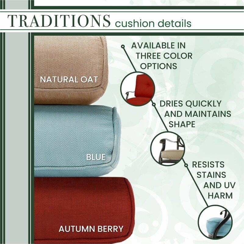 Carleton Rectangular 6 - Person Bar Height Dining Set with Cushions