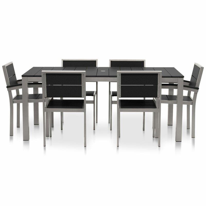 Fiona Rectangular 6 - Person 72'' Long Dining Set