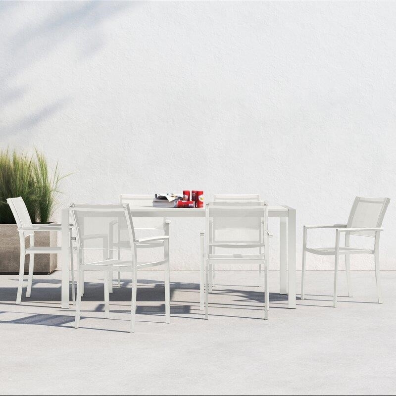 Rectangular 6 - Person 71'' Long Dining Set