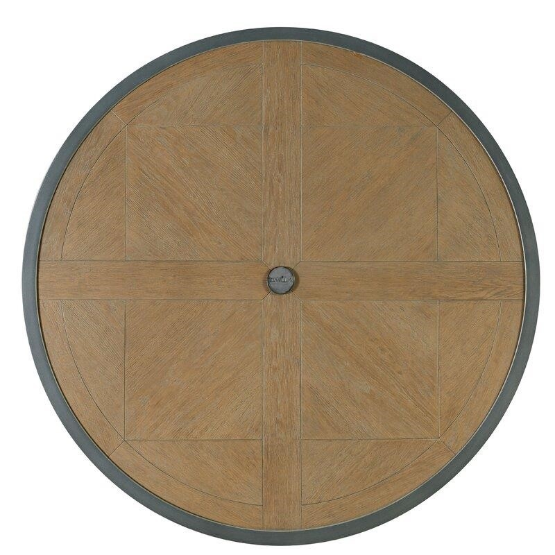 Lucus Round 4 - Person 54'' Long Dining Set with Cushions