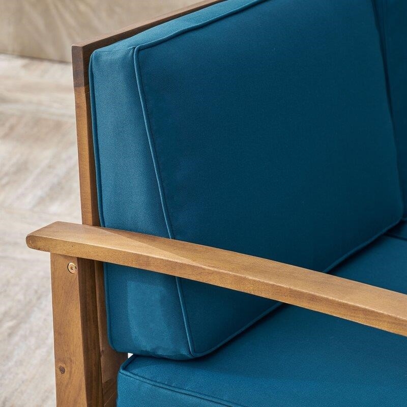 Xan Solid Wood Seating Group with Cushions