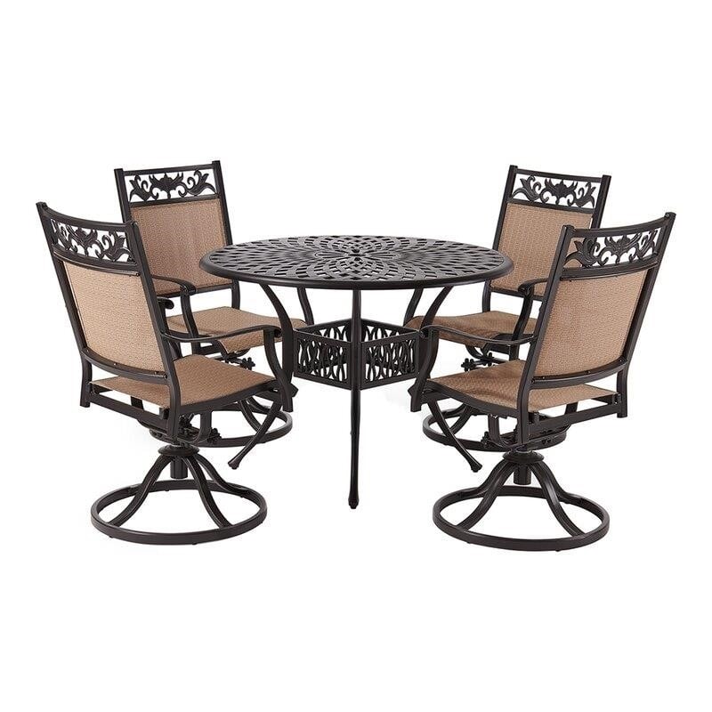 Vancleave Round 4 - Person 42'' Long Dining Set