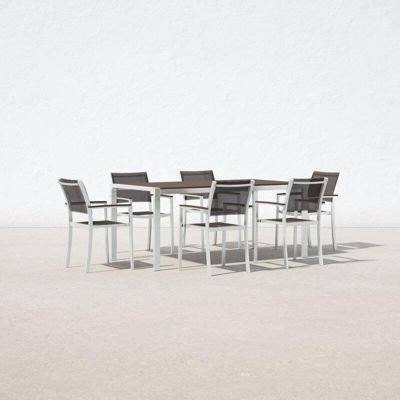 Rectangular 6 - Person 71'' Long Dining Set