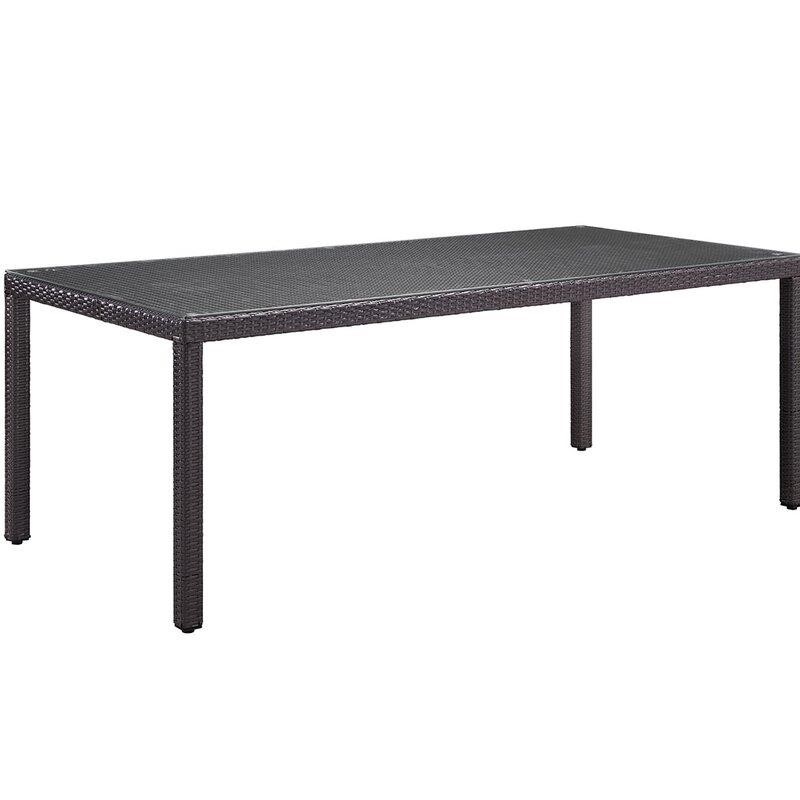 Brentwood Rectangular 10 - Person Dining Set with Cushions