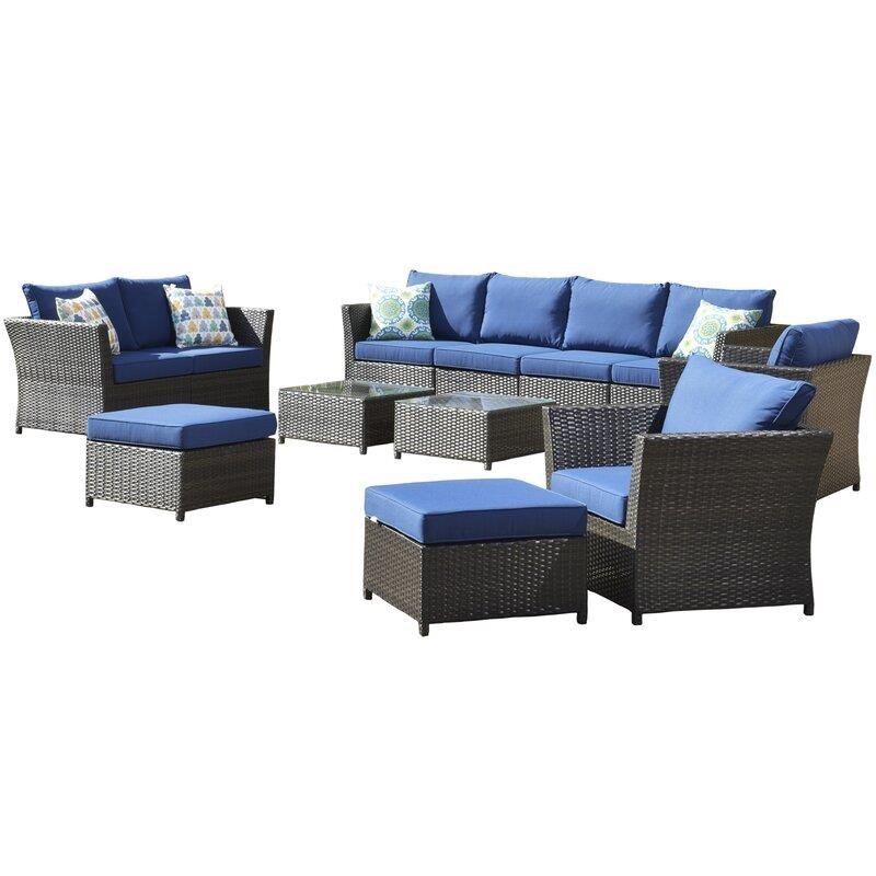 Wicker/Rattan 250 - Person Seating Group with Cushions