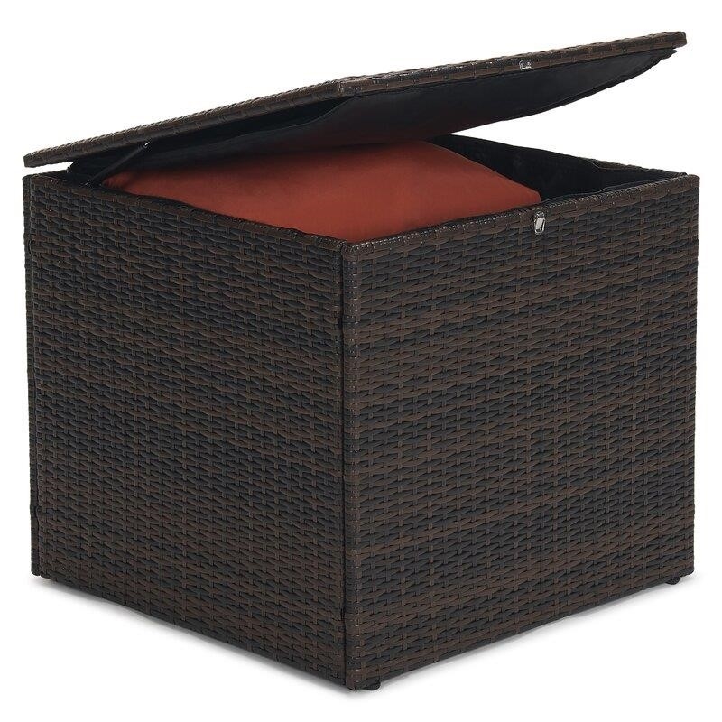 Brindille Wicker/Rattan 7 - Person Seating Group with Cushions