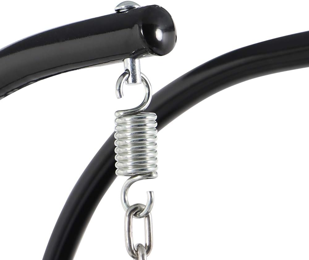 LeisureMod 2 Person Hanging Double Swing Chair, X-Large Wicker Rattan Egg Chair with Stand and Cushion for Indoor Outdoor Patio Garden (Light Green)