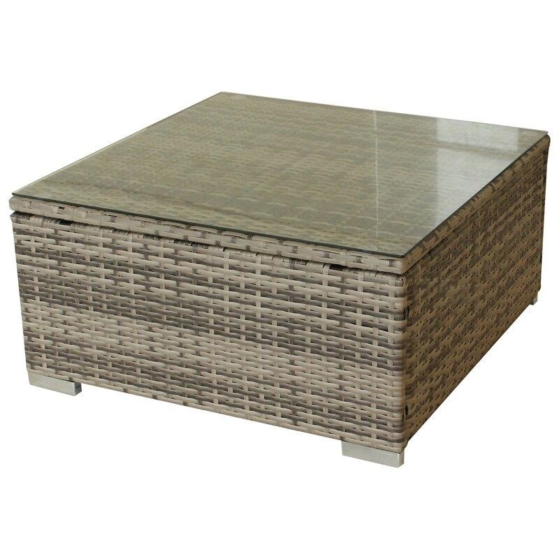 Epley Wicker/Rattan 9 - Person Seating Group with Cushions